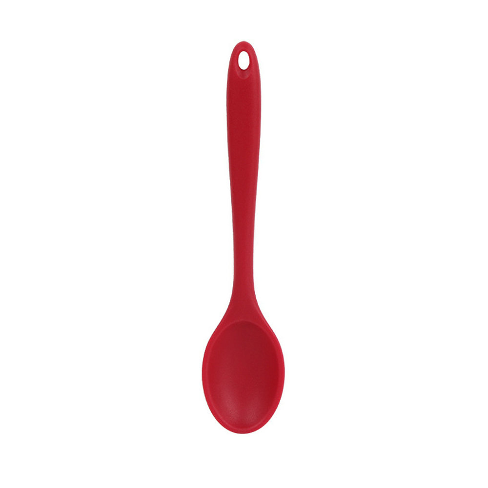Food grade silicone spoon Silicone colander Tableware spoon Seasoning spoon Kitchen tools 2