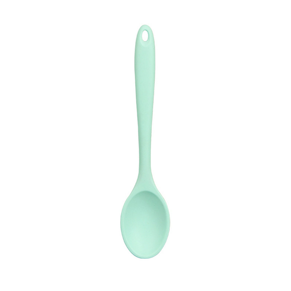 Food grade silicone spoon Silicone colander Tableware spoon Seasoning spoon Kitchen tools 5