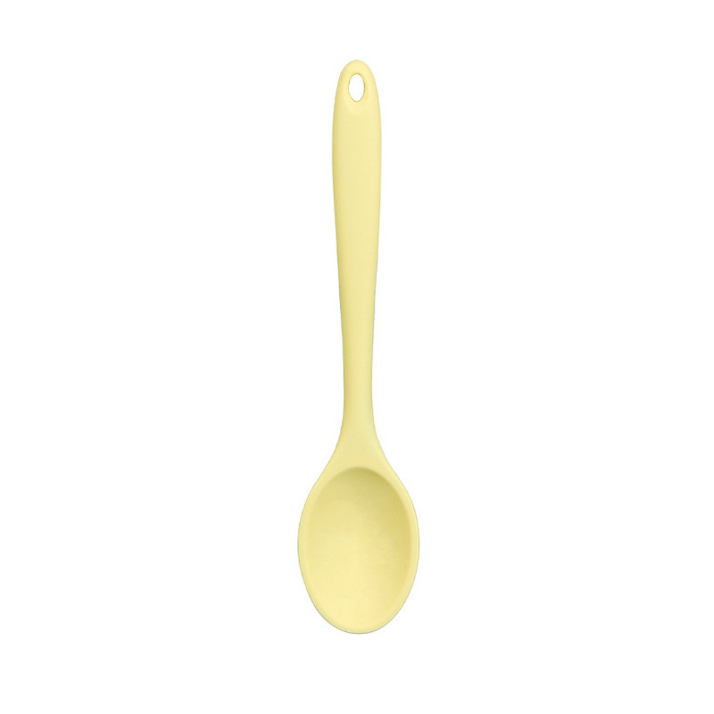 Food grade silicone spoon Silicone colander Tableware spoon Seasoning spoon Kitchen tools 6