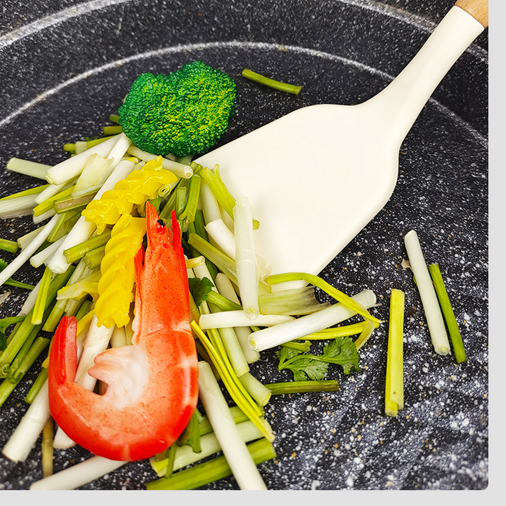 Food Grade Silicone Spatula Heat Resisiteng Nonstick pot Environmental material 4