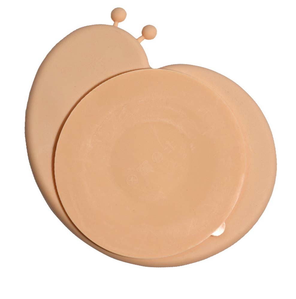 Silicone meal plate For Baby 1-7 Years Old infant meal training sub-compartment food plate Cartoon  baby tableware				 2