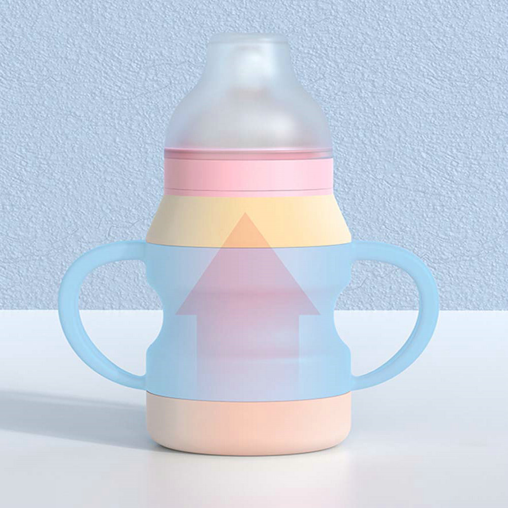 Creative baby learning cup home training children's drinking straw cup baby drinking water dual-purpose learning cup 3