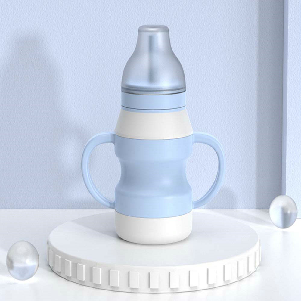 Creative baby learning cup home training children's drinking straw cup baby drinking water dual-purpose learning cup 5