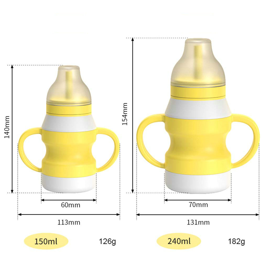 Creative baby learning cup home training children's drinking straw cup baby drinking water dual-purpose learning cup 7