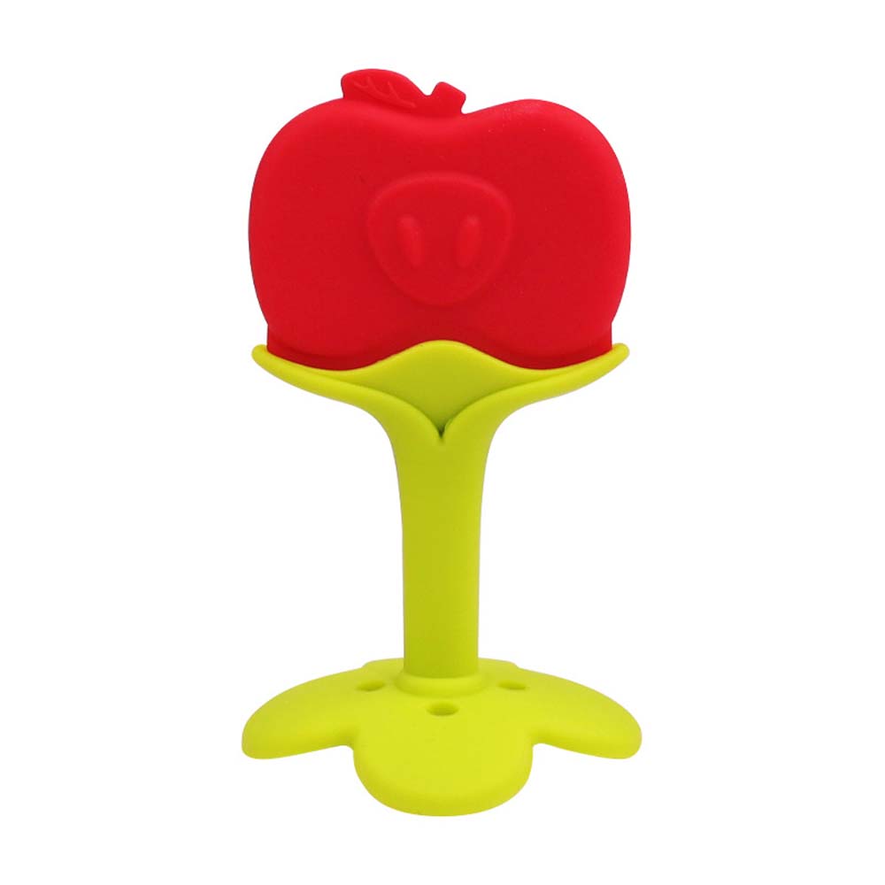 Baby silicone bite baby teething stick three-dimensional fruit tooth gel newborn teething device soothing bite Glue toys 7