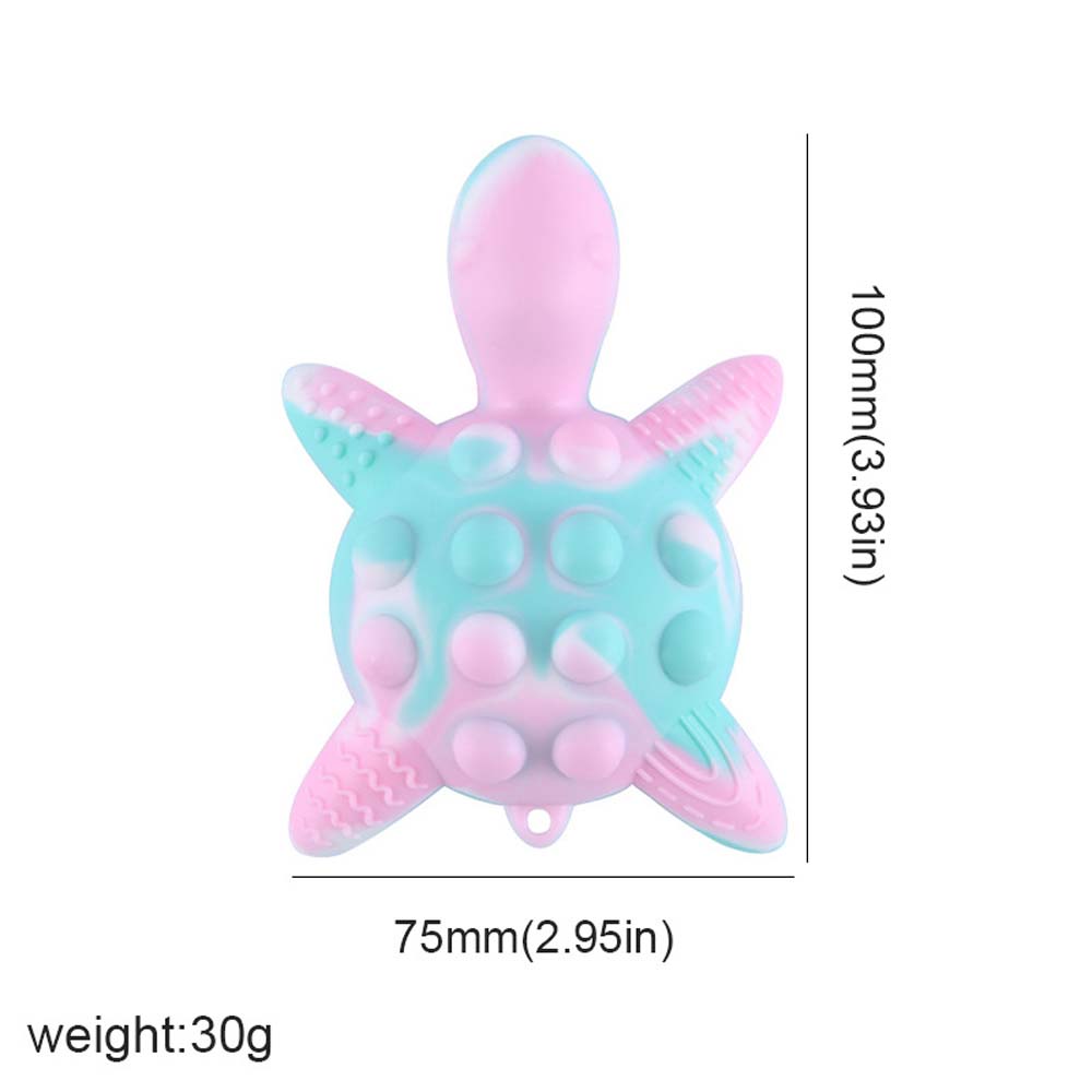 Baby tooth food grade silicone biting toys turtle silicone tooth animal type biting glue 2
