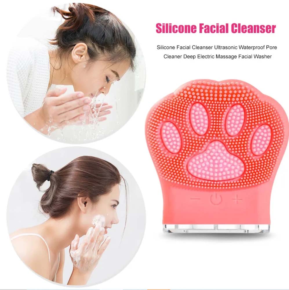 beauty products Deep Pore Cleaning Skin Massager Silicone Electric Facial Cleansing Brush 8