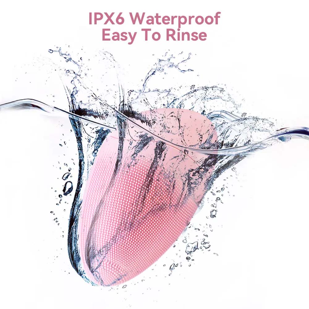 Trending beauty products personal care deep face cleaning waterproof silicone facial cleanser brush 5