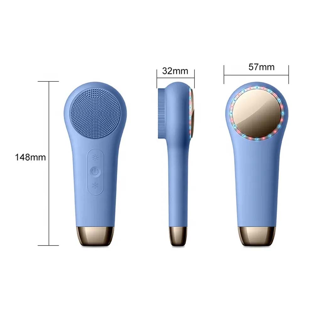 Electric Heat Cool Deep Cleansing Facial Brush Face Cleaning Beauty Personal Care Home Use Tool Beauty Equipment