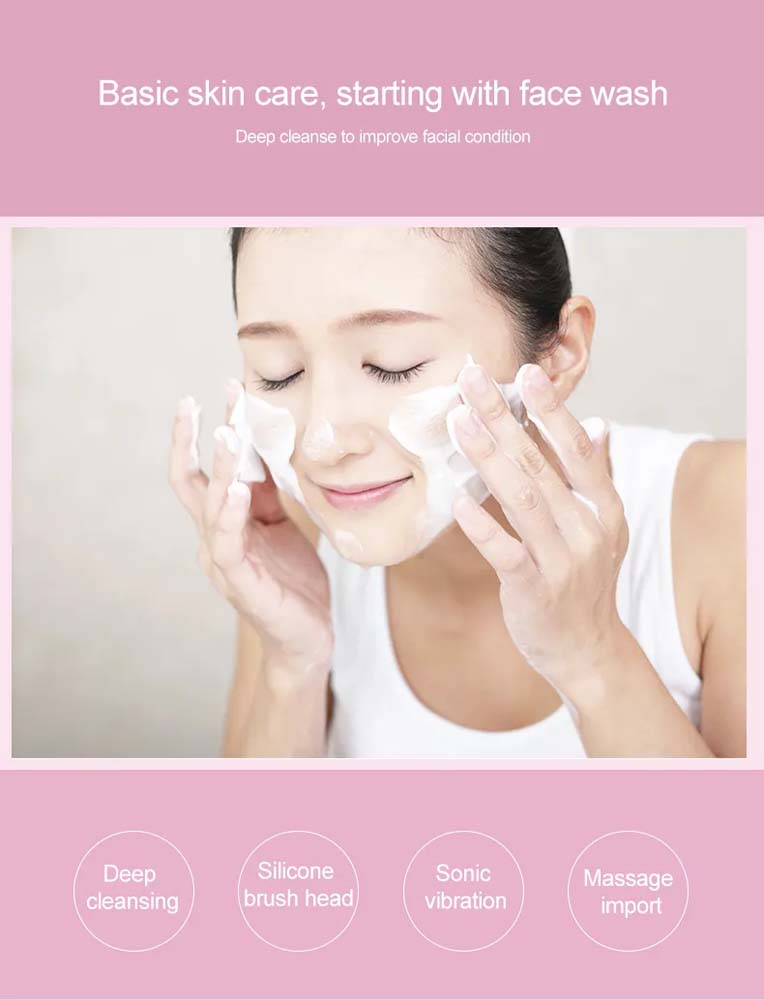 Electric Heat Cool Deep Cleansing Facial Brush Face Cleaning Beauty Personal Care Home Use Tool Beauty Equipment 6