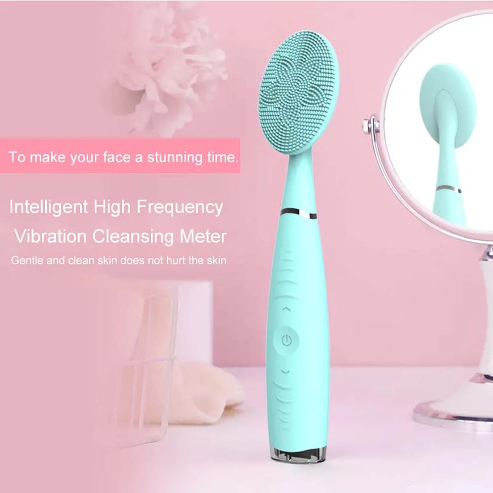 Top Selling Beauty Products Private Label Deep Face Cleansing Brush Silicone Facial Massage Cleanser 4