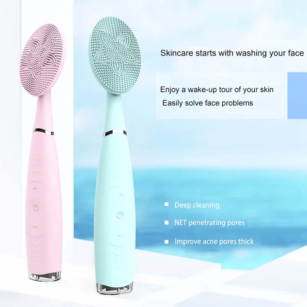 Top Selling Beauty Products Private Label Deep Face Cleansing Brush Silicone Facial Massage Cleanser 6