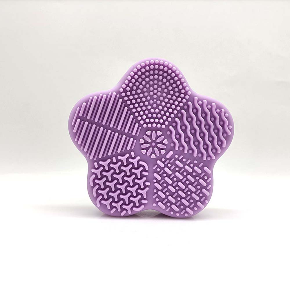 scrubbing pad sponge scrubbing artifact makeup brush scrubbing pad silicone makeup brush cleaning pad 3