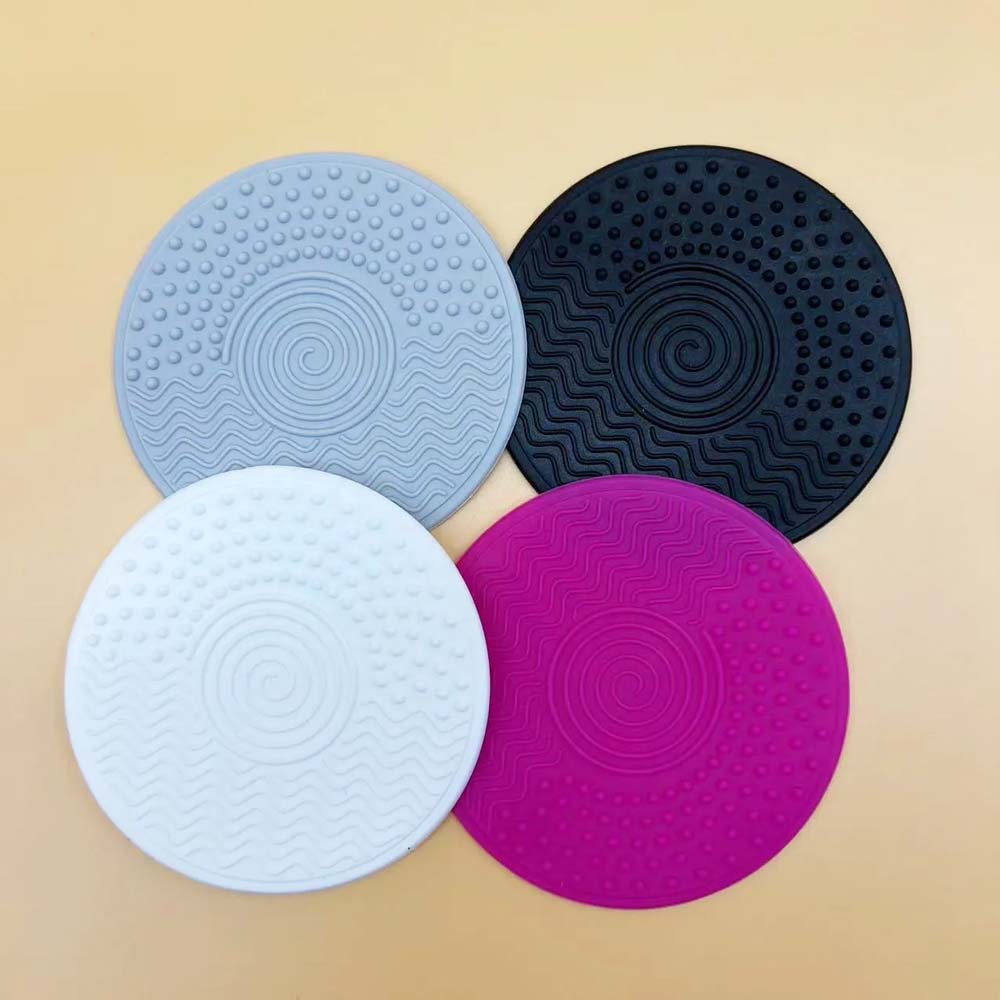 Silicone Multi Color Makeup Brush Cleaner Mat Cosmetic Makeup Brush Cleaning Pad 4