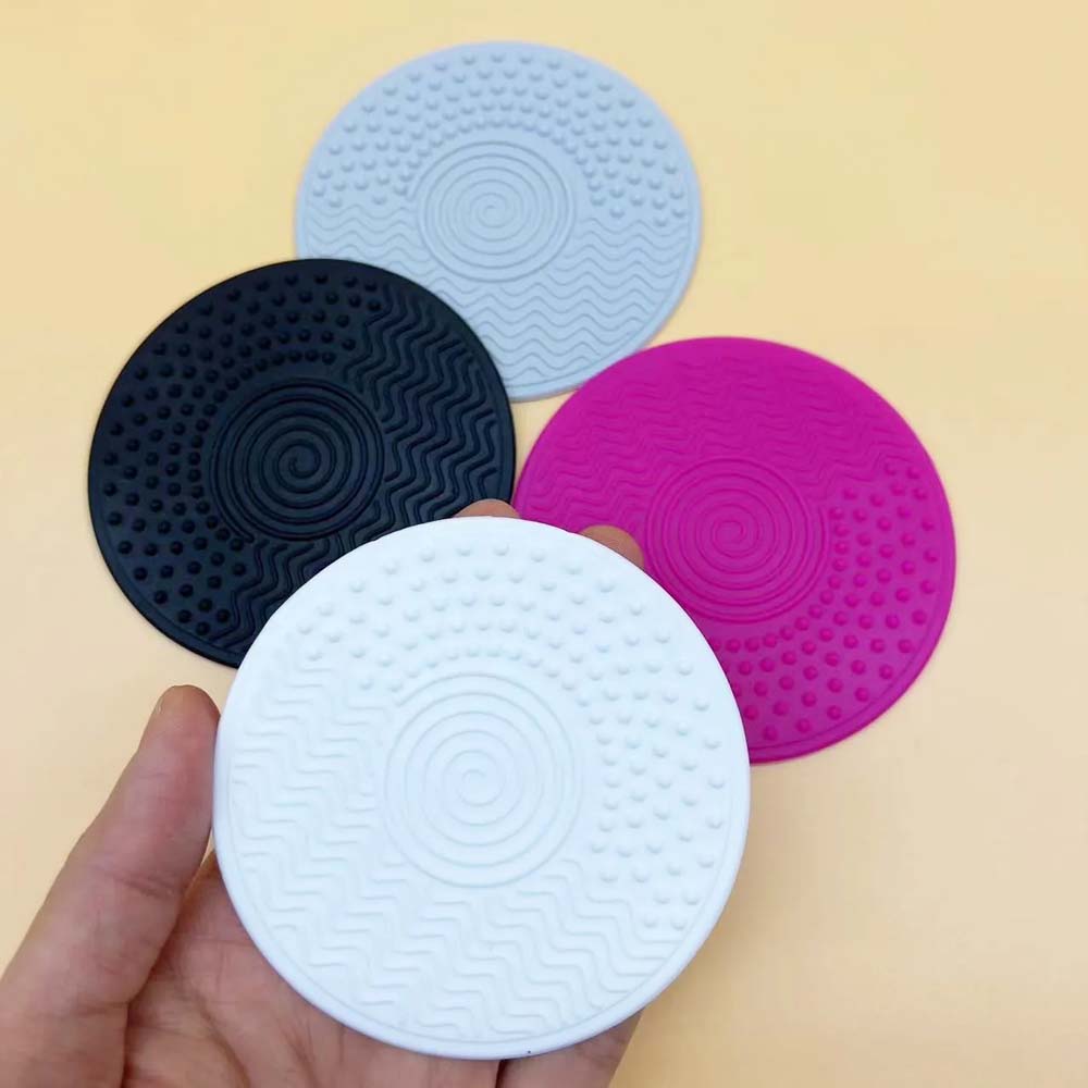 Silicone Multi Color Makeup Brush Cleaner Mat Cosmetic Makeup Brush Cleaning Pad 2