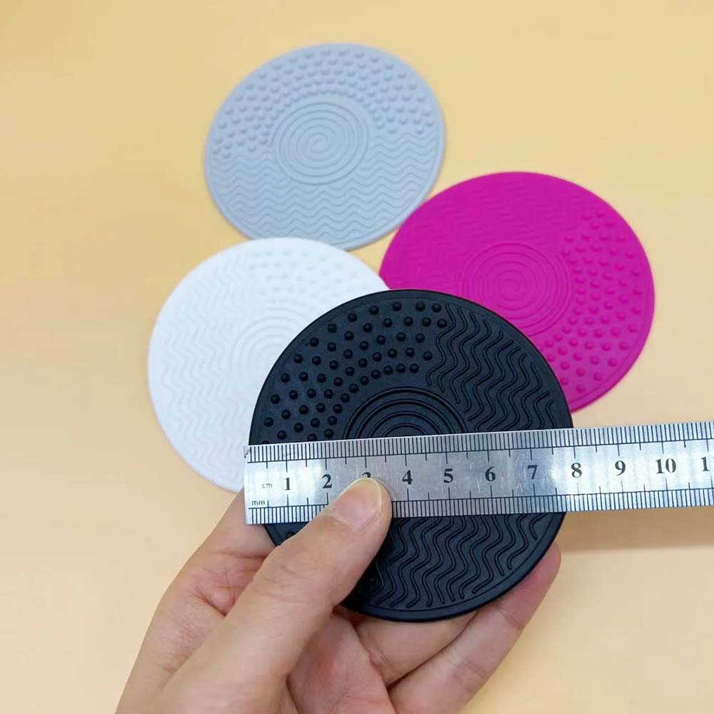 Silicone Multi Color Makeup Brush Cleaner Mat Cosmetic Makeup Brush Cleaning Pad 5