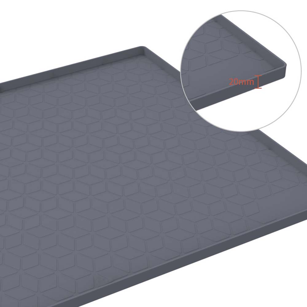 86*56 diamond pattern cabinet mat silicone drainage pad sink mat kitchen washDrain the bowl 5