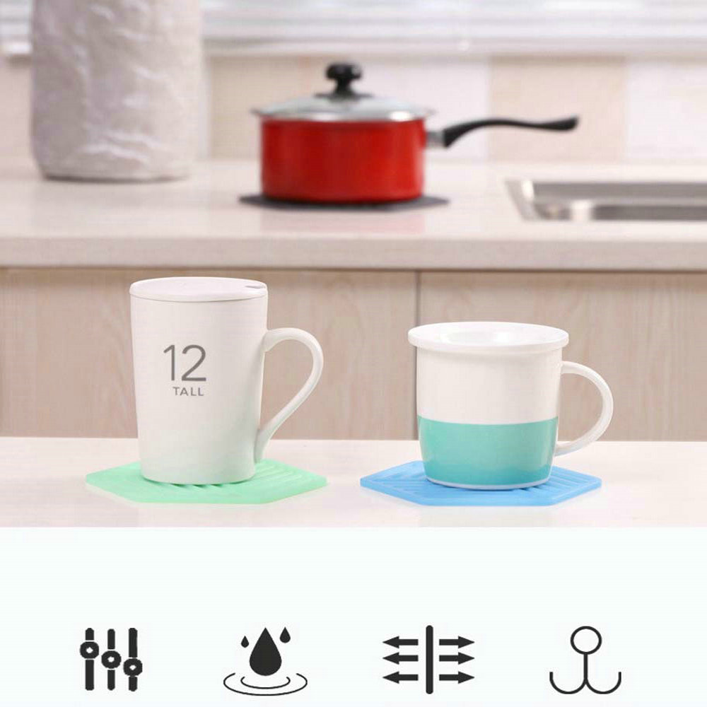 heat insulation mat restaurant home kitchen bar non-slip hot resistant high temperature pots bowls cups and coasters 7