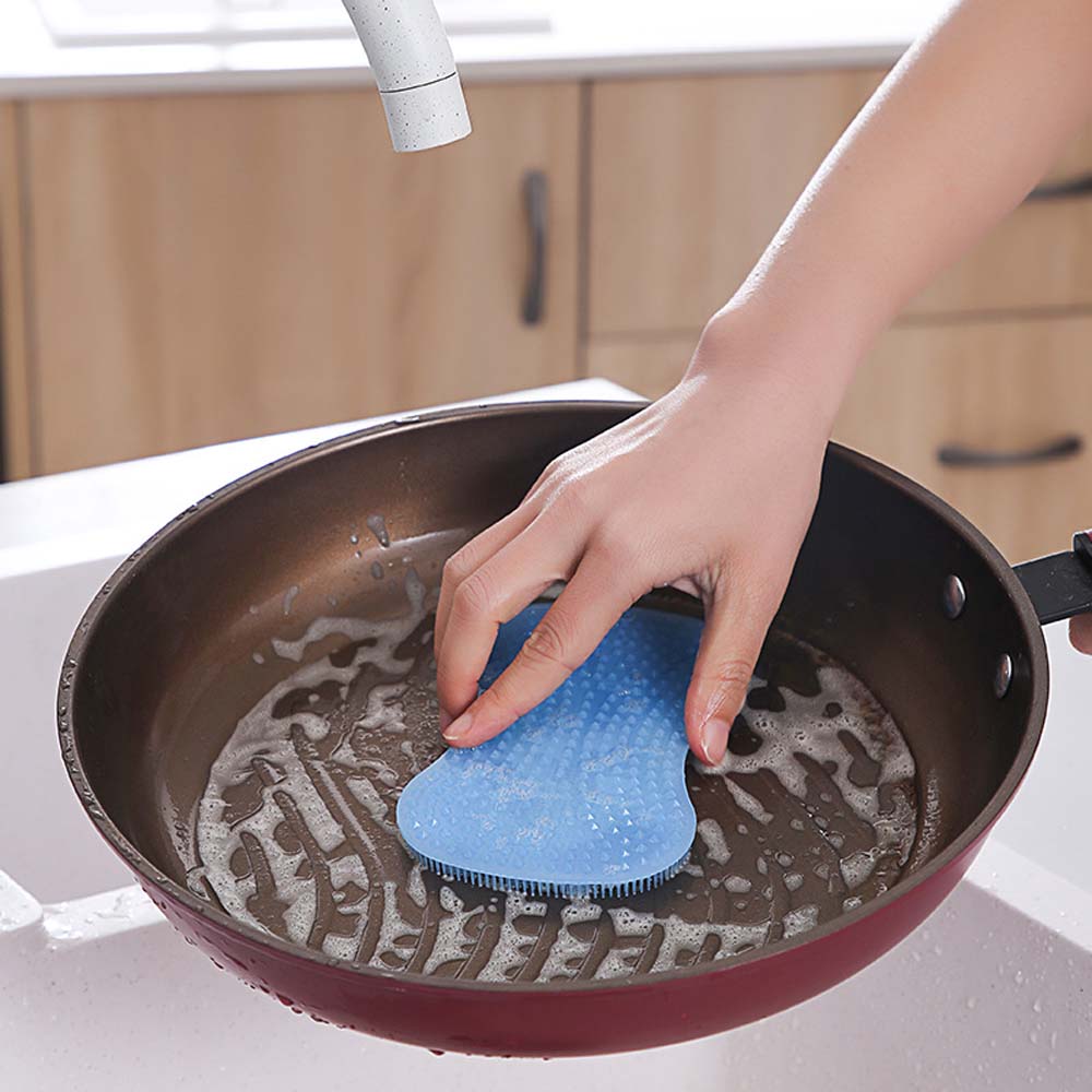 Life artifact: silicone brush daily department store special scouring rag silicone dishwashing artifact 5