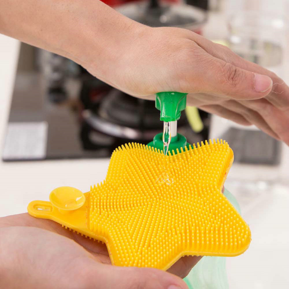dishwashing brush housekeeping rag non-stick grease pan special scouring pad 3