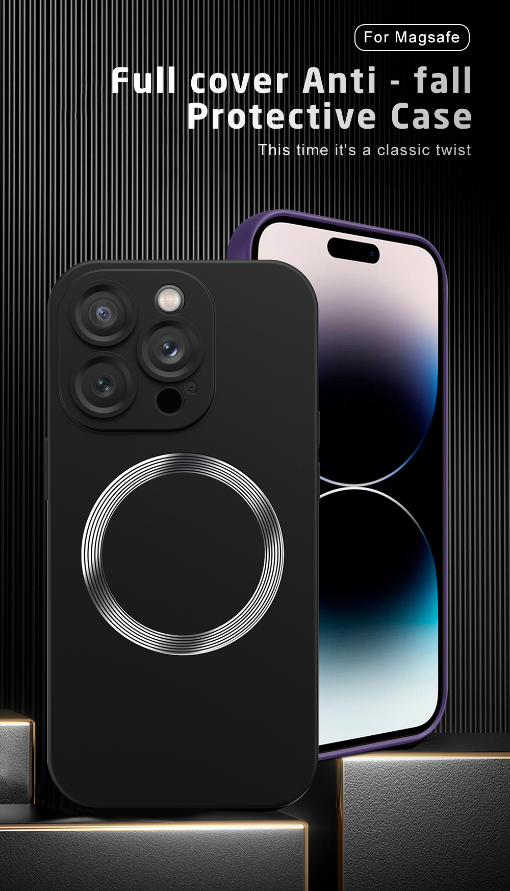 Luxury Silicone Case for iPhone 14 Pro Max 