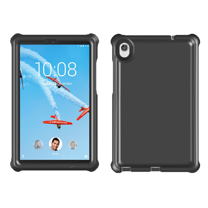 MingShore Rugged Case for Lenovo Tab M8 HD/Smart Tab M8/Tab M8 FHD/Tab M8 3rd Gen Model TB-8505X/F/N//FS/XS/XC TB-8506F/X/FS/XS TB-8705F/N/X Tablet Case BLACK 3