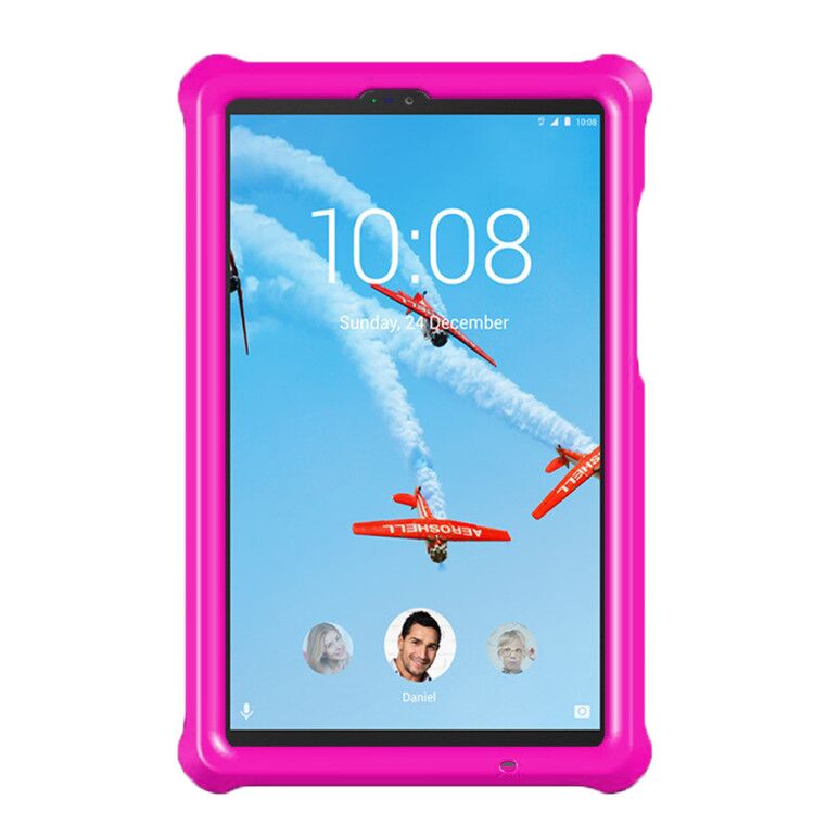 MingShore Rugged Case for Lenovo Tab M8 HD/Smart Tab M8/Tab M8 FHD/Tab M8 3rd Gen Model TB-8505X/F/N//FS/XS/XC TB-8506F/X/FS/XS TB-8705F/N/X Tablet Case Raspberry 2