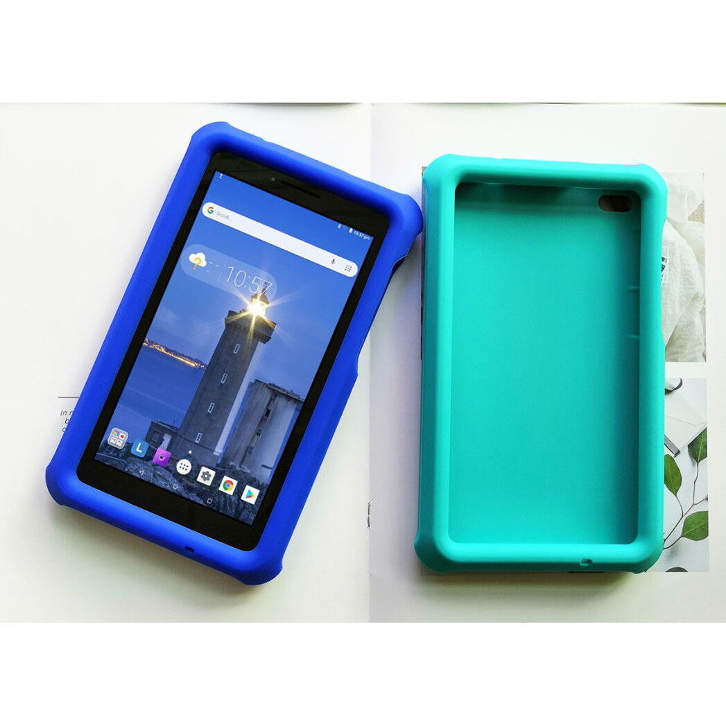 MingShore For Lenovo Tab E7 TB-7104F Silicone Rugged Case GREEN 4