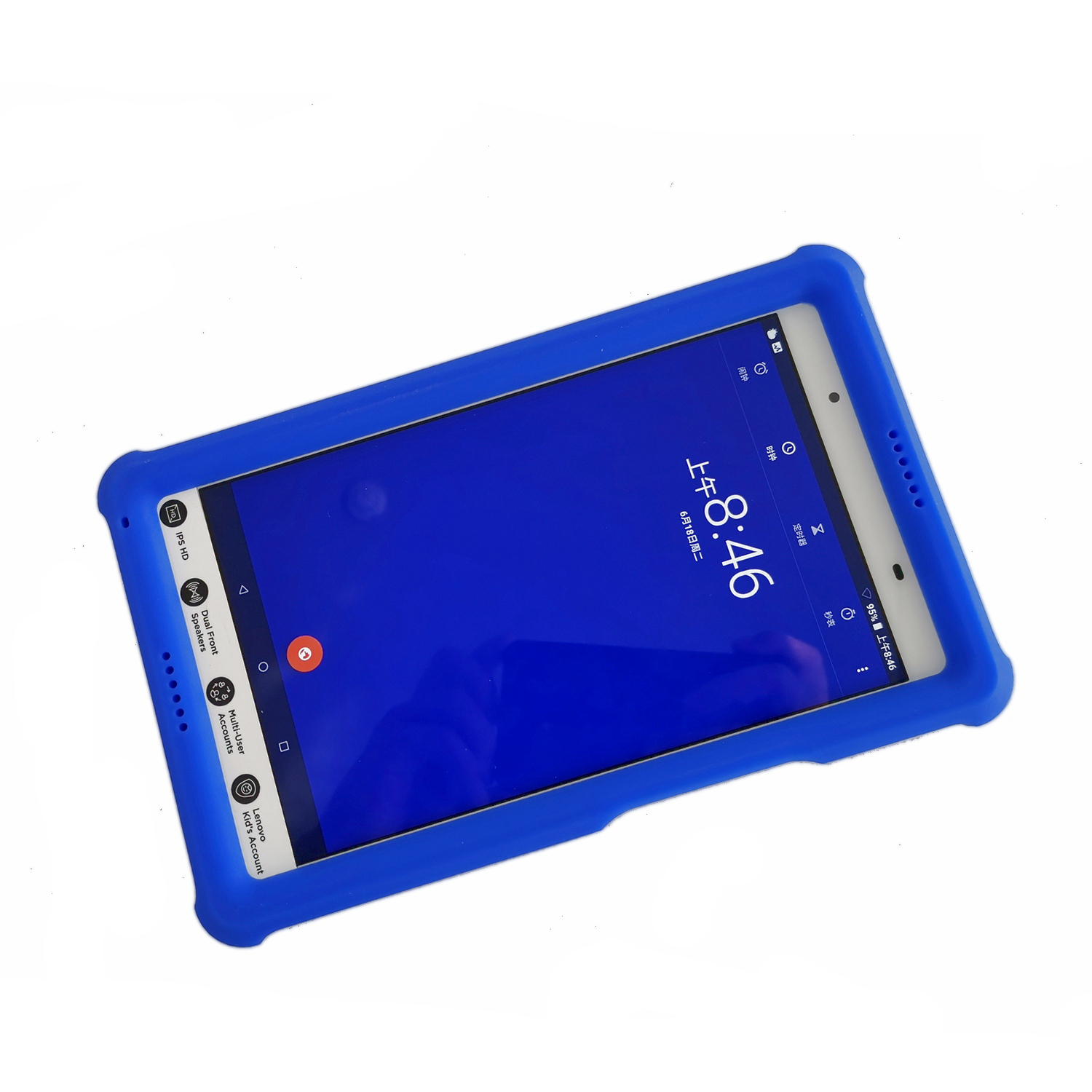 MingShore For Lenovo Tab 4 8.0 Kids-Friendly Tablet Case BLUE 2