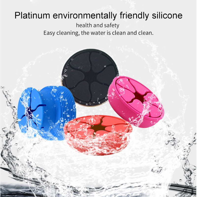 MingShore Silicone Cable Organizer For Earphones Digital Cables Portable Colorful Mini Earphone Holder Bowl Shape Cord Wire Cable Winder Raspberry 2