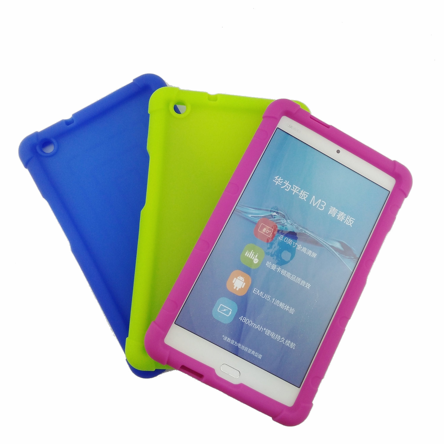 MingShore Case For HUAWEI MediaPad M3 Lite 8 Tablet Cover GREEN 2