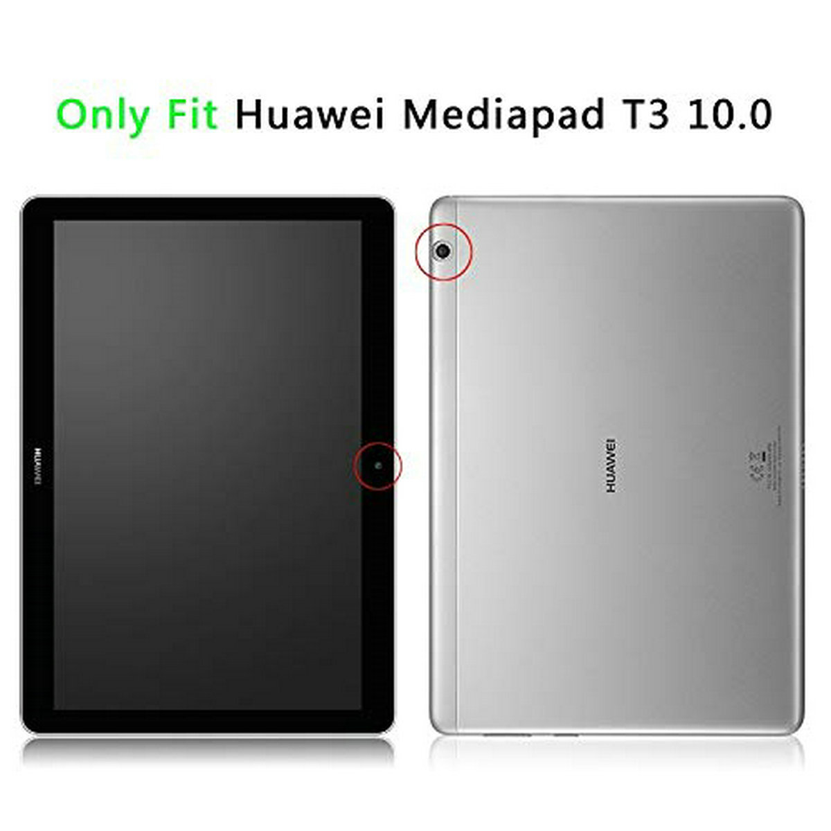 MingShore Cover For Huawei MediaPad T3 10 AGS-W09 AGS-L09 2017 Released 9.6 Inch Tablet Durable Soft Kids Friendly Silicone Rugged Case Turquoise 2