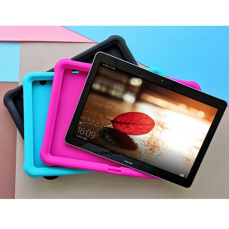 MingShore Cover For Huawei MediaPad T3 10 AGS-W09 AGS-L09 2017 Released 9.6 Inch Tablet Durable Soft Kids Friendly Silicone Rugged Case Raspberry 4