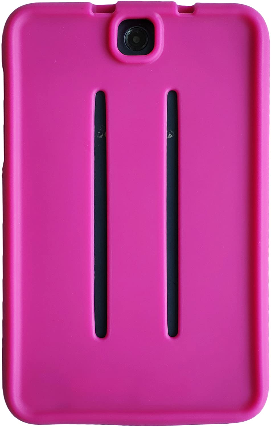 MingShore for Lenovo A7-50 A3500 Silicone Rubber Rear Bumper Released 2014 A3500F-HV-H 7.0 Inch Tablet Handstrap Kids Friendly Washable Durable Rugged Case Raspberry 2