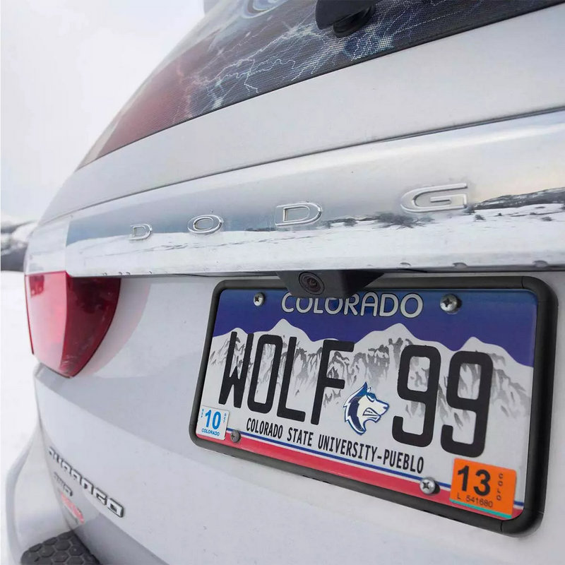 MingShore Silicone License Plate Frame 2-Pack BLUE 4