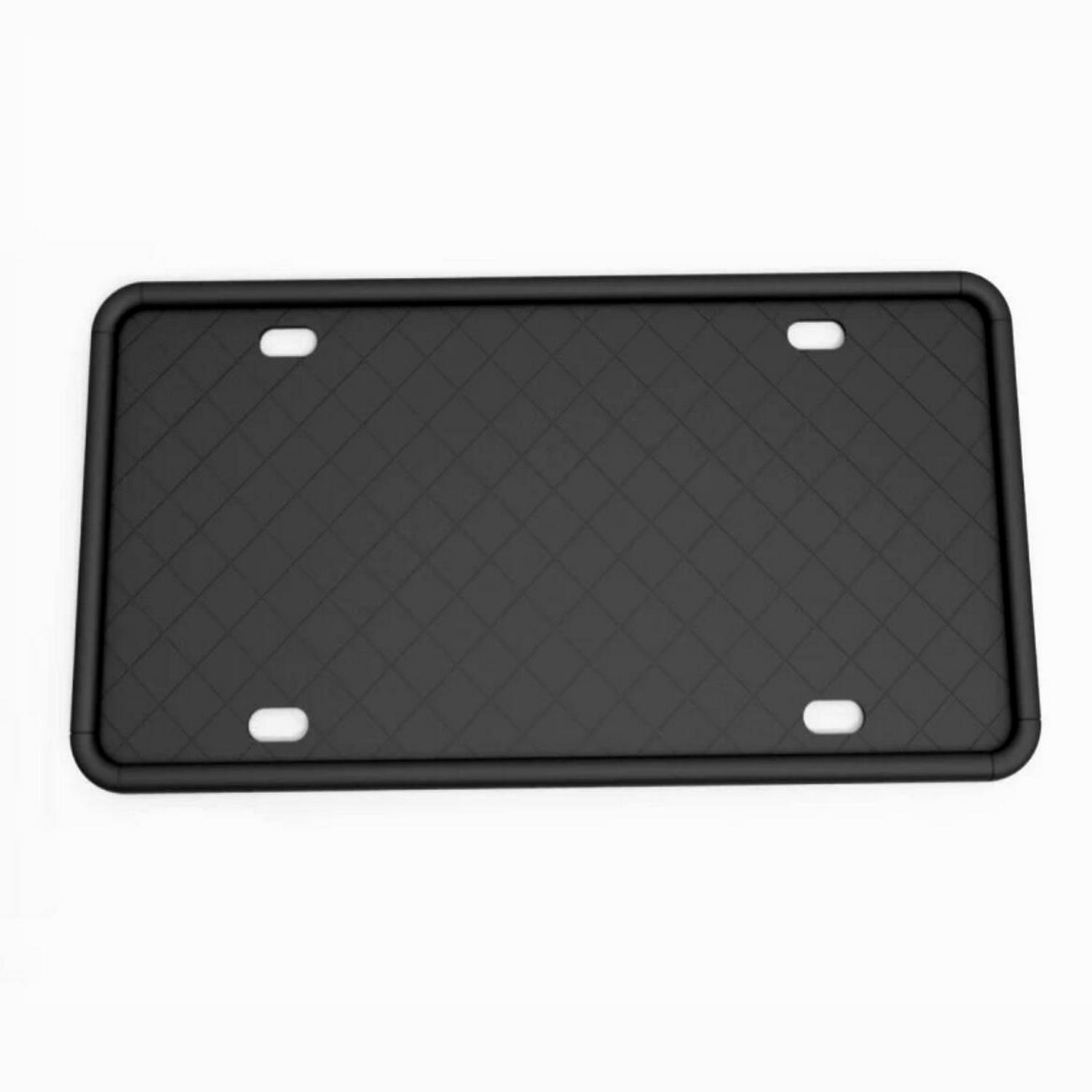 MingShore US License Plate Frame 2 PCs-Black 5
