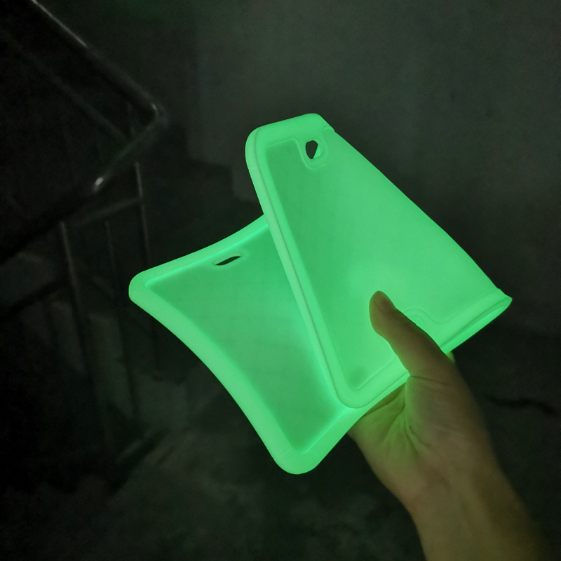 MingShore Custom US CA Silicone License Plate Frame 2 PCs Luminous White 5