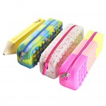 Silicone pen case silicone coin purse Creative makeup storage box