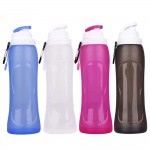 Silicone folding water cup portable travel silicone water bottle creative gift water cup