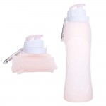 Silicone folding water cup portable travel silicone water bottle creative gift water cup