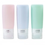 silicone divided bottle travel soft can be brought on the plane portable squeezed shampoo shower gel bottle to wash face