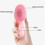 home use ipx7 waterproof sonic usb charger facial cleansing skin brush silicone ultrasonic face cleaner