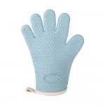 Silicone heat-insulating gloveshousehold finger cover thickened baking oven microwave oven glove